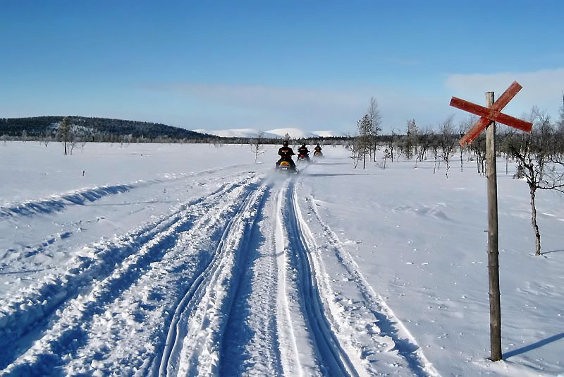 skidoo adventure Lappland